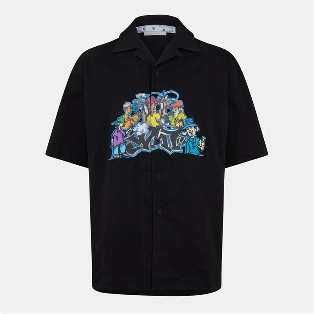 Off White Off Holiday Shirt - Black